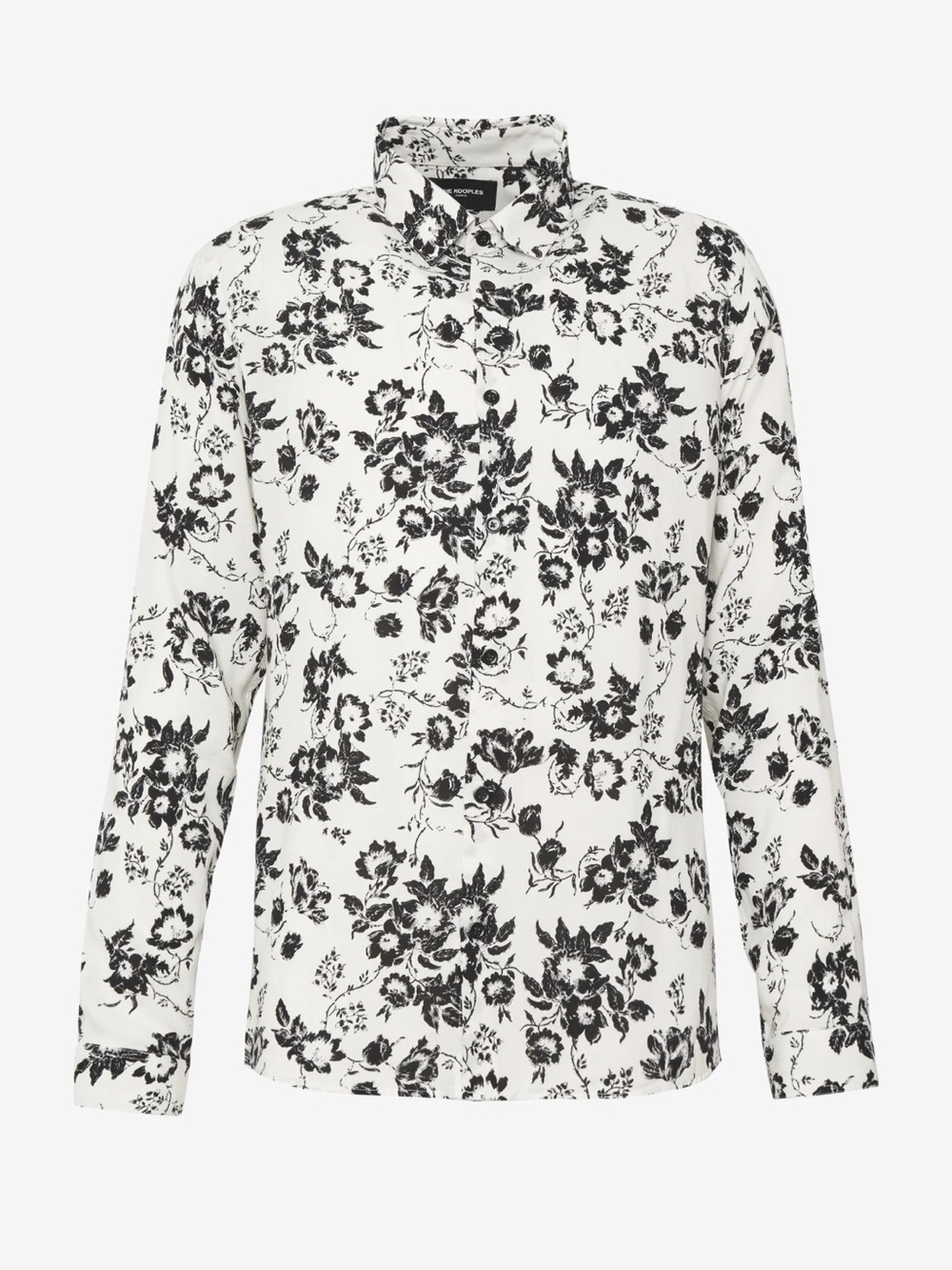 The Kooples Floral Button-Up Shirt Size Large
